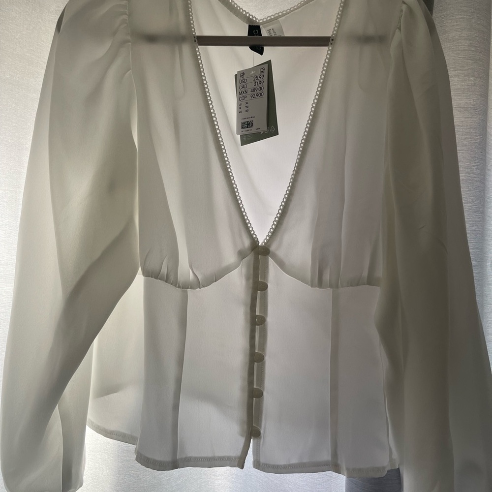 H&M Brand New Blouse with Tags Size XL